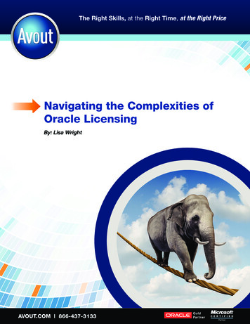 Navigating The Complexities Of Oracle Licensing