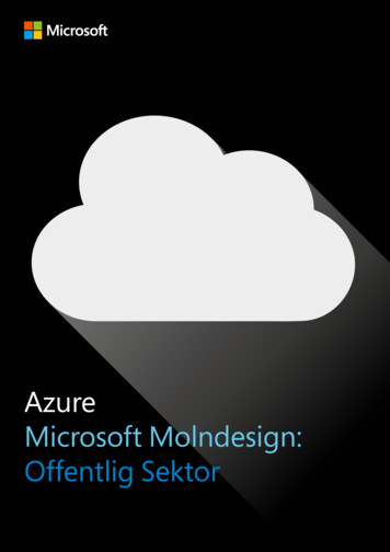 Azure Microsoft Molndesign: Offentlig Sektor