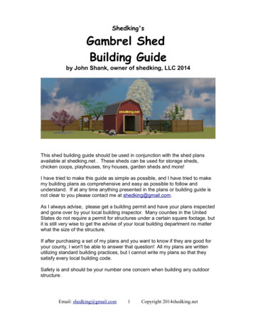 Shedking's Gambrel Shed Building Guide