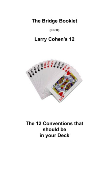Larry Cohen's 12 - BridgeWebs