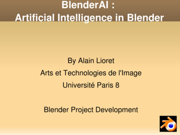 BlenderAI : Artificial Intelligence In Blender
