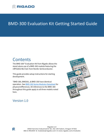 BMD-300 Evaluation Kit Getting Started Guide - Mouser 