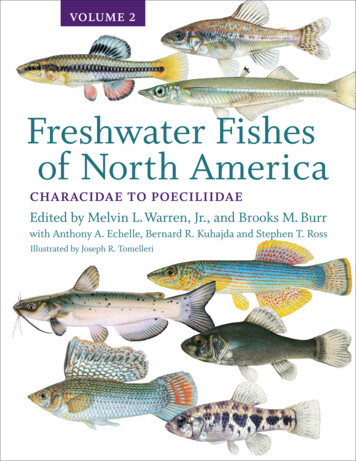 Freshwater Fishes Of North America - USDA
