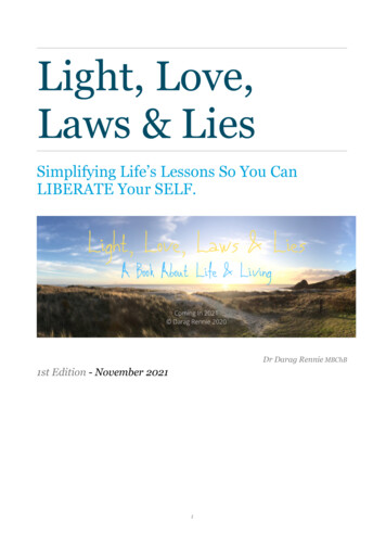 Book - Light, Love, Laws & Lies - Daragrennie 