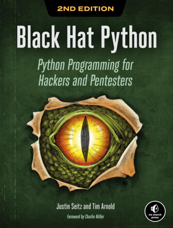 2E 2ND EDITION Black Hat Python