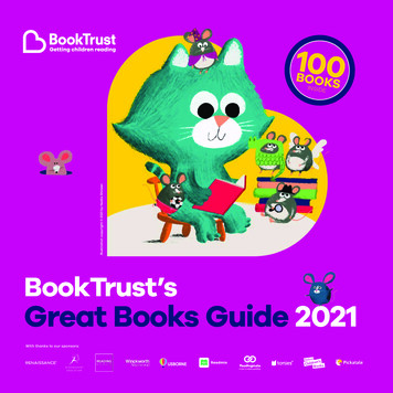 BookTrust’s Great Books Guide 2021 - Cdn.booktrust .uk