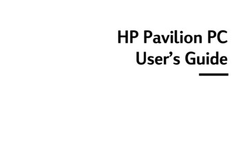 HP Pavilion PC User S Guide