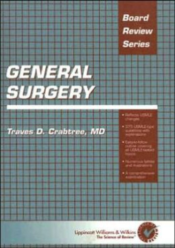 General Surgery - Internet Archive