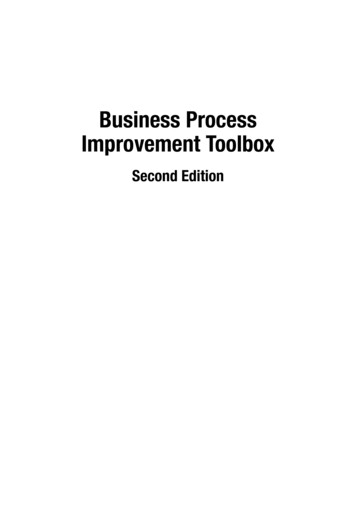 Business Process Improvement Toolbox - E BPM