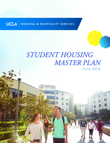 UCLA Student Housing Master Plan