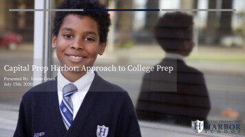 Capital Prep Harbor: Approach To College Prep