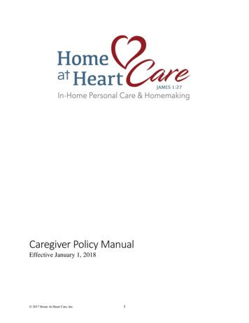 Caregiver Policy Manual - Home At Heart Care