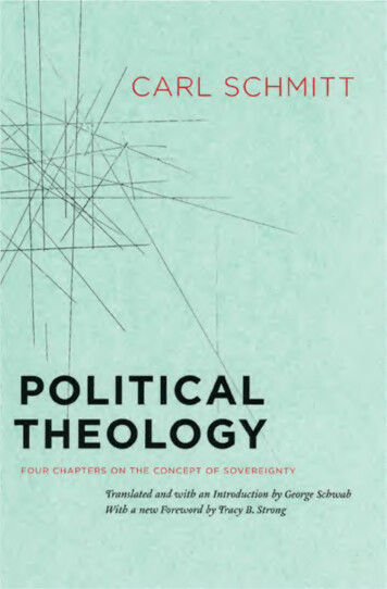 Carl Schmitt Political Theology - Ia802804.us.archive 