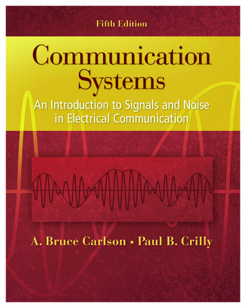 Communication Systems - Courses 