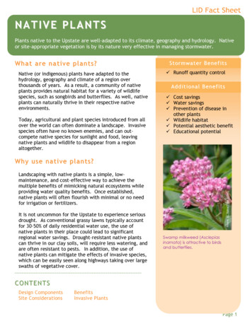 Native Plants - Upstate Forever