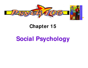 Introduction To Psychology - University Of New Mexico