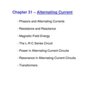 Chapter 31 – Alternating Current - University Of Central .