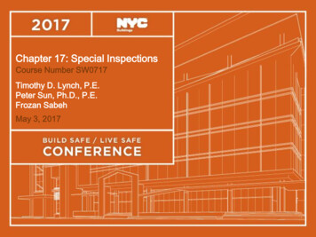 Chapter 17: Special Inspections - New York City