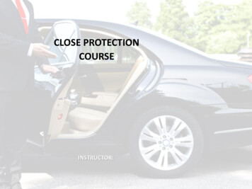 CLOSE PROTECTION COURSE