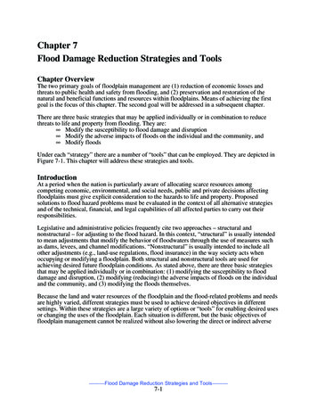 Chapter 7 Flood Damage Reduction Strategies And Tools