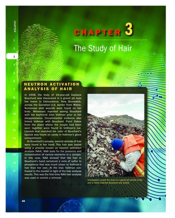 The Study Of Hair - Forensic Science - Home