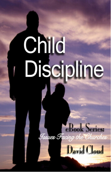 Child Discipline - Way Of Life