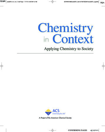 CIC 8th Edition Preface - American Chemical Society
