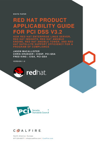 Red Hat Product Applicability Guide For PCI DSS Version 3