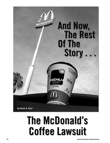 The McDonald’s Coffee Lawsuit