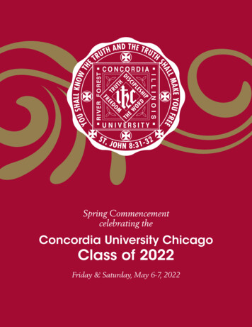 Concordia University Chicago Class Of 202