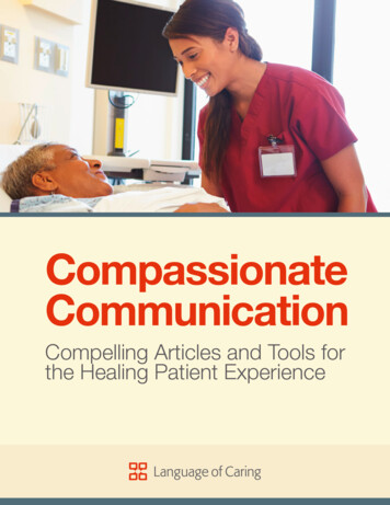 Compassionate Communication - Language Of Caring