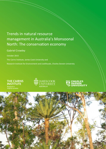 Trends In Natural Resource - James Cook University
