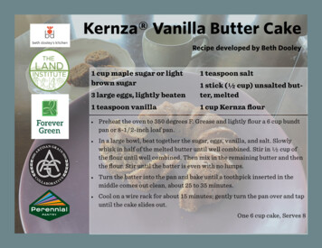 Kernza Vanilla Butter Cake