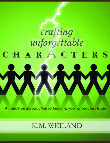 Crafting Unforgettable Characters - K.M. Weiland