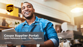 Coupa Supplier Portal - UPS - United States