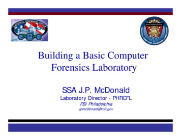 Building A Basic Computer Forensics Laboratory