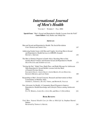 International Journal Of Men’s Health