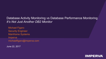 Database Activity Monitoring Vs Database Performance Monitoring It's .