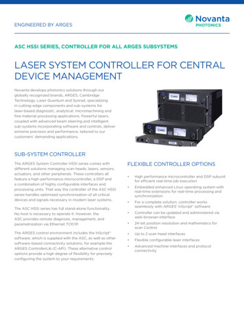 Laser System Controller For Central Device Management