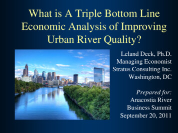 What Is A Triple Bottom Line Economic Analysis Of .