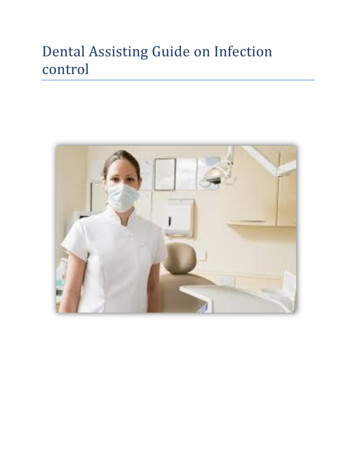 Dental Assisting Guide On Infection Control