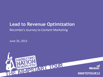 Lead To Revenue Optimization - Marketo 