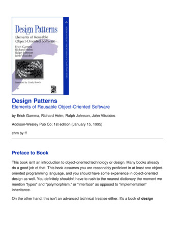 Design Patterns - 國立臺灣大學