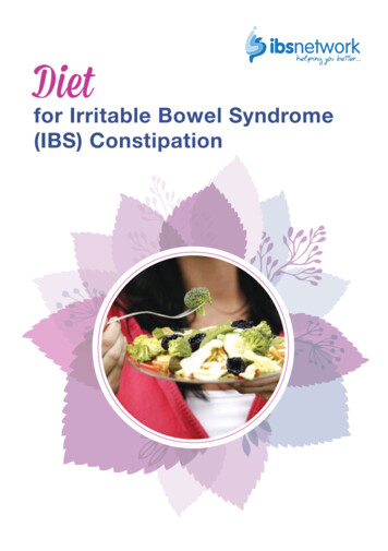 For Irritable Bowel Syndrome (IBS) Constipation