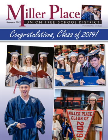  Millerplace.k12.ny.us Congratulations, Class Of 2019!