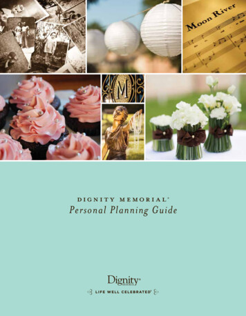 Dignity Memorial Personal Planning Guide - Nypd 