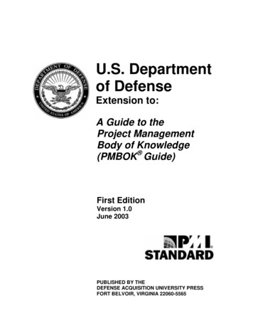 U.S. Department Of Defense - Risk-Services 