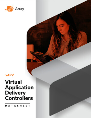 VAPV Virtual Application Delivery Controllers - Array Networks