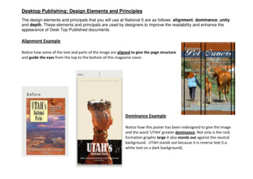 Desktop Publishing: Design Elements And Principles