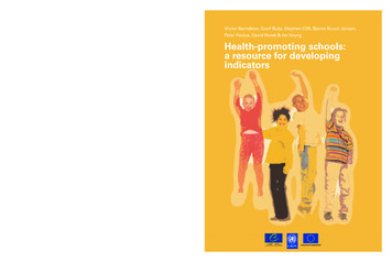 Health-promoting Schools: A Resource For Developing 